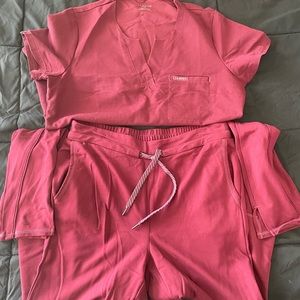 Jaanuu Scrubs - Burgandy